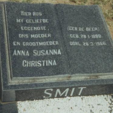 SMIT Anna Susanna Christina 1898-1966