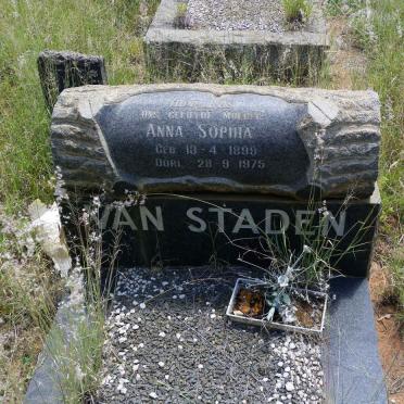 STADEN Anna Sophia 1899-1975