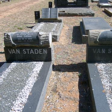 STADEN Philippus Theunis, van 1883-1956 :: VAN STADEN Anna Sophia 1899-1975