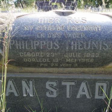 STADEN Philippus Theunis, van 1883-1956