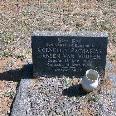 VUUREN Cornelius Zacharias, Jansen van 1887-1959