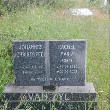 ZYL Johannes Christoffel, van 1955-2001 & Rachel Maria ROETS 1960-2001
