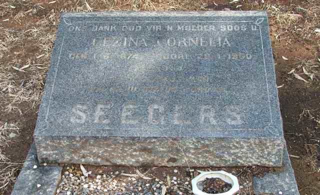 SEEGERS Gezina Cornelia 1874-1960