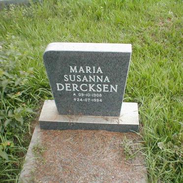 DERCKSEN Maria Susanna 1908-1994