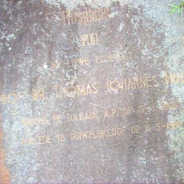 HUGO Thomas Johannes 1886-1963