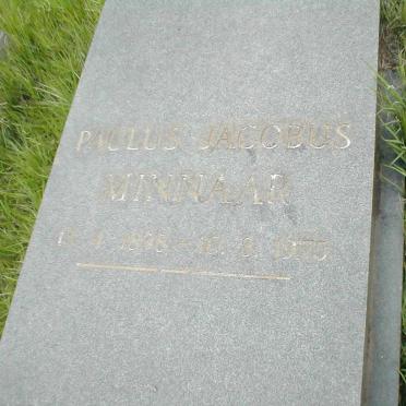 MINNAAR Paulus Jacobus 1898-1975