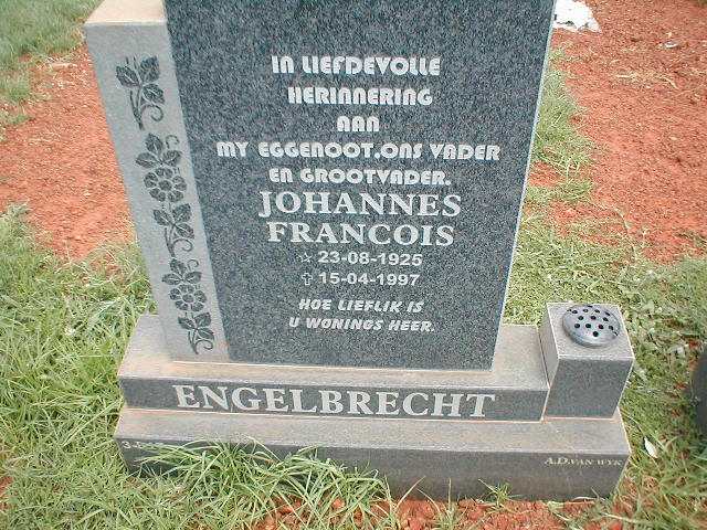 ENGELBRECHT Johannes Francois 1925-1997
