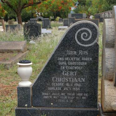 EEDEN Gert Christiaan, van 1910-1994 &amp; Elizabeth Magdalena LAMPRECHT 1914-1960