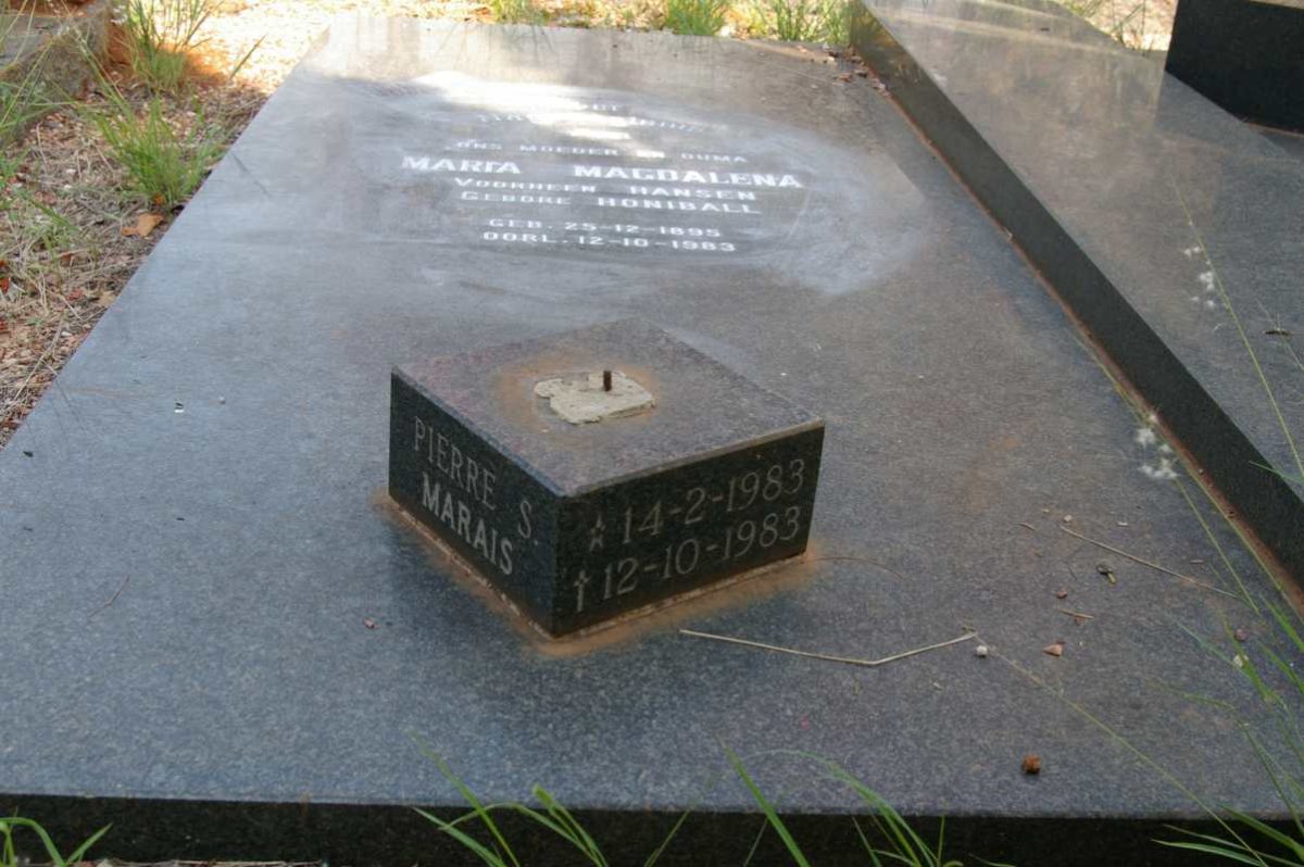 MARAIS Pierre S. 1983-1983
