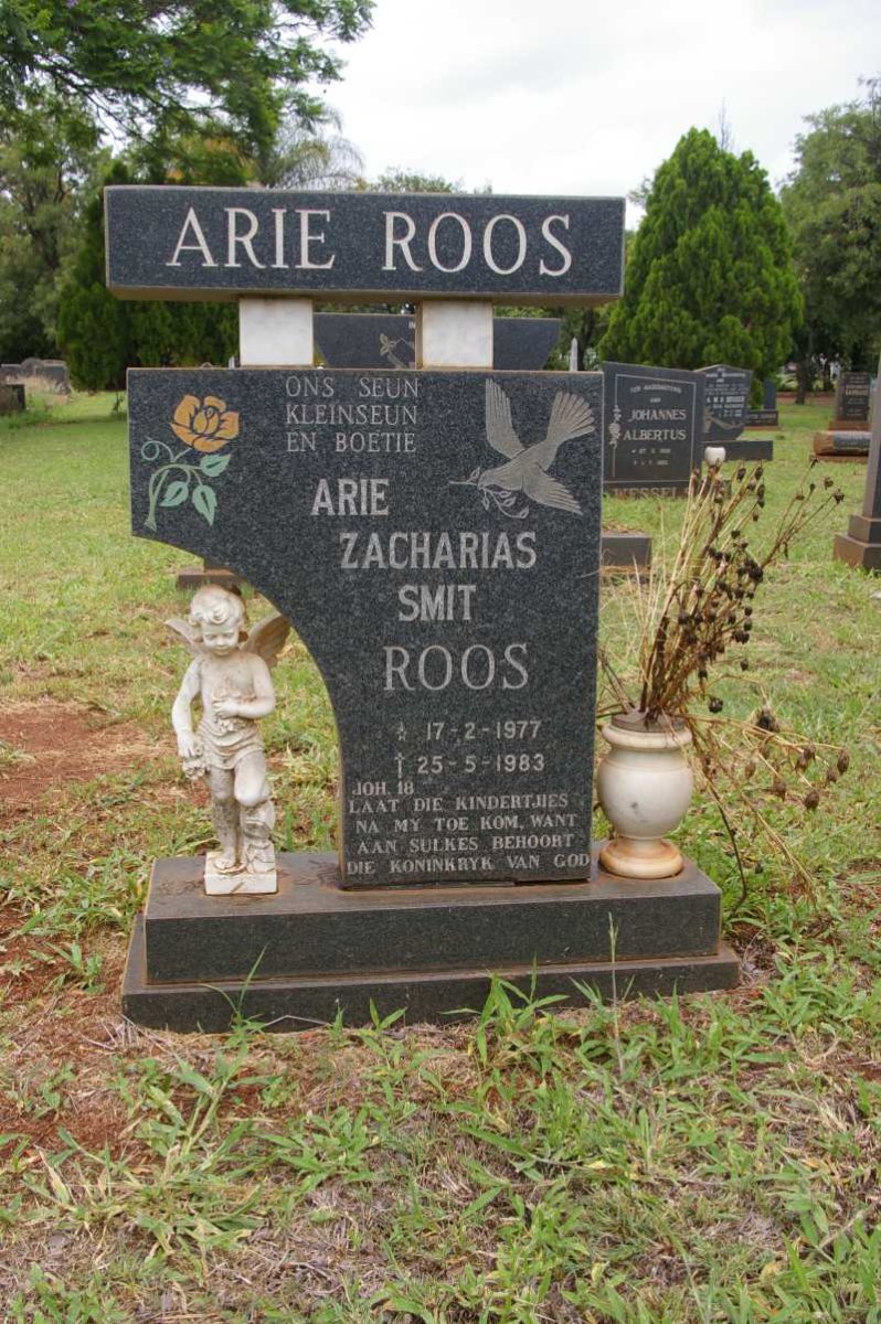 ROOS Arie Zacharias Smit 1977-1983