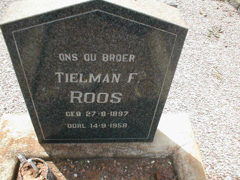 ROOS Tielman F. 1897-1958