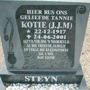 STEYN J.J.M. 1917-2001