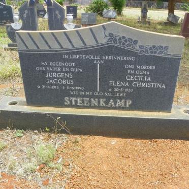 STEENKAMP Jurgens Jacobus 1913-1990 &amp; Cecilia Elena Christina 1920-
