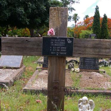 VILLIERS Jacqueline, de nee SCHOEMAN 1982-2010
