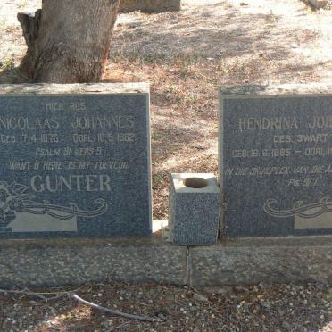 GUNTER Nicolaas Johannes 1876-1962 & Hendrina Johanna SWART 1885-1967 
