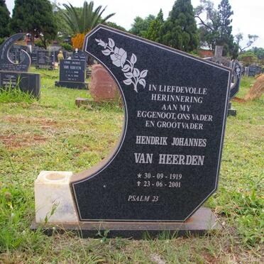 HEERDEN Hendrik Johannes, van 1919-2001