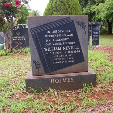 HOLMES William Neville 1934-1984