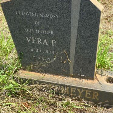 HOFFMEYER Vera P. 1904-1988