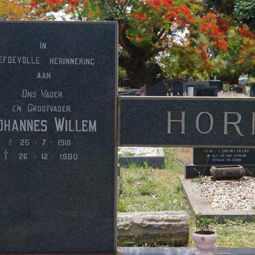 HORN Johannes Willem 1910-1980 &amp; Adriana Johanna 1911-1972