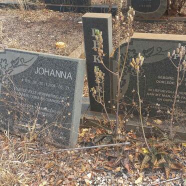 KLERK Philippus Jacobus, de 1912-1998 &amp; Johanna 1915-2004