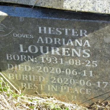 LOURENS Hester Adriana 1931-2020