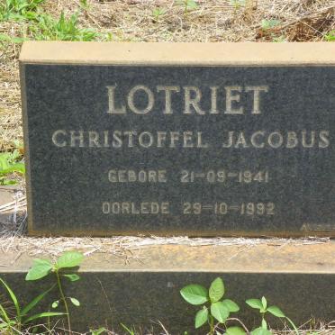 LOTRIET Christoffel Jacobus 1941-1992