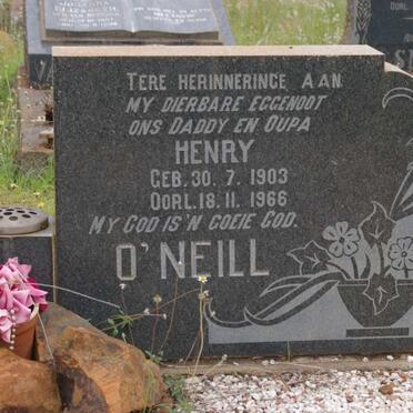O'NEILL Henry 1903-1966
