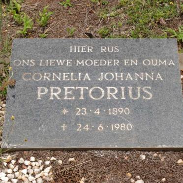 PRETORIUS Cornelia Johanna 1890-1980