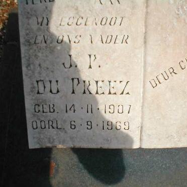 PREEZ J.P., du 1907-1969