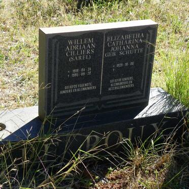 ROUX Willem Adriaan Cilliers, le 1918-1995 &amp; Elizabeth Catharina Johanna SCHUTTE 1929-