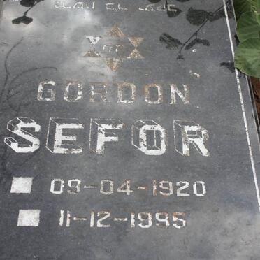 SEFOR Gordon 1920-1995