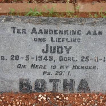 BOTHA Judy 1948-1958