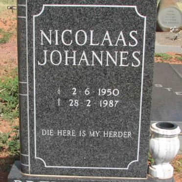 BREYTENBACH Nicolaas Johannes 1950-1987