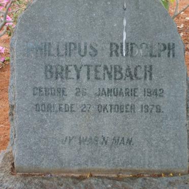 BREYTENBACH Phillipus Rudolph 1942-1979