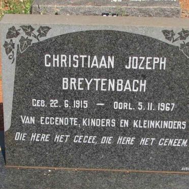 BREYTENBACH Christiaan Jozeph 1915-1967