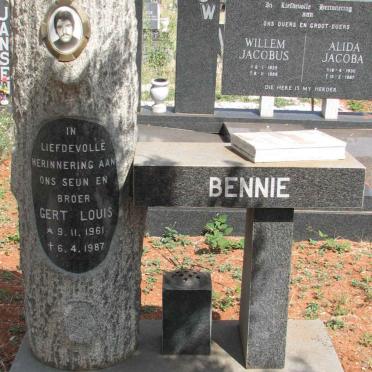 BROWN Gert Louis 1961-1987