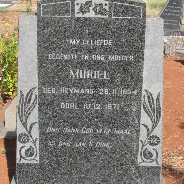 BRUWER Muriel nee HEYMANS 1934-1971