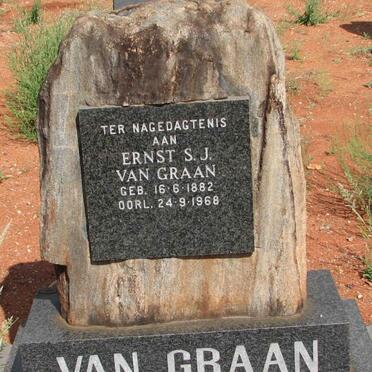 GRAAN Ernst S.J. van 1882-1968