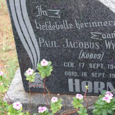 HORN Paul Jacobus Wynand 1944-1968