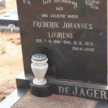 JAGER Frederik Johannes Lourens, de 1886-1972