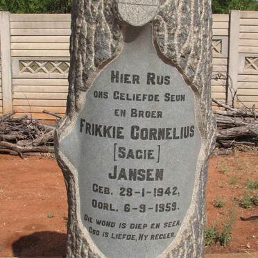 JANSEN Frikkie Cornelius 1942-1959