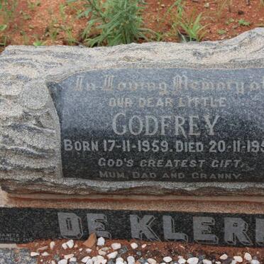KLERK Godfrey, de 1959-1959