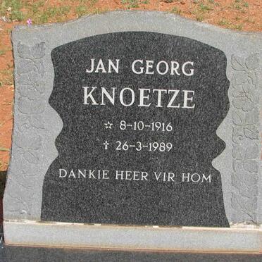 KNOETZE Jan Georg 1916-1989