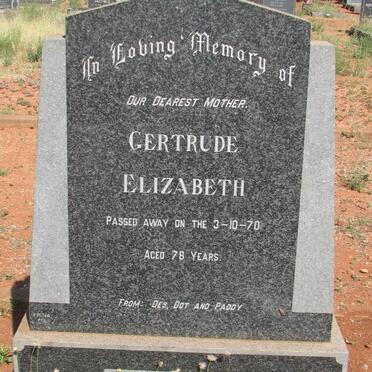 LACEY Gertrude Elizabeth -1970