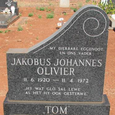 OLIVIER Jakobus Johannes 1920-1972