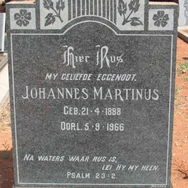 OPPERMAN Johannes Martinus 1888-1966