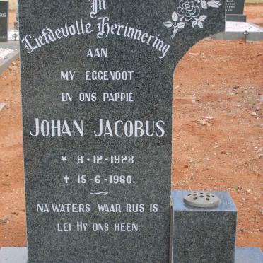 PLESSIS Johan Jacobus, du 1928-1980