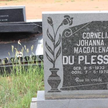 PLESSIS Cornelia Johanna Magdalena, du 1933-1979