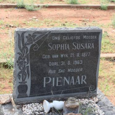PIENAAR Sophia Susanna nee VAN WYK 1877-1963