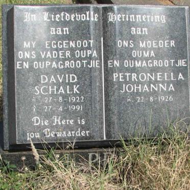 PREEZ David Schalk, du 1922-1991 &amp; Petronella Johanna 1926-